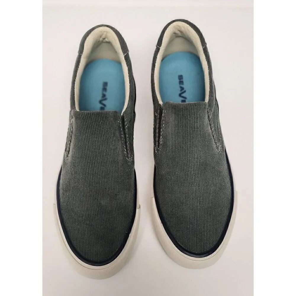 SeaVees Men's Hawthorne Cordies Casual Sneakers Sea Spray Corduroy Size US 8